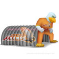 Inflatable Amusement Park With Eagle Tunnel For Business